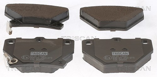 Triscan Bremsbelagsatz, Scheibenbremse [Hersteller-Nr. 811013047] für Toyota