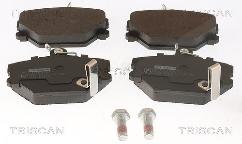 Triscan Bremsbelagsatz, Scheibenbremse [Hersteller-Nr. 811010025] für Smart