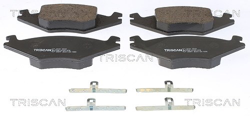 Triscan Bremsbelagsatz, Scheibenbremse [Hersteller-Nr. 811010101] für Seat, VW
