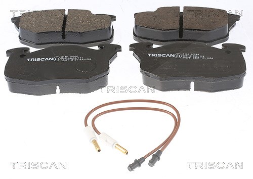 Triscan Bremsbelagsatz, Scheibenbremse [Hersteller-Nr. 811010044] für Citroën, Peugeot, Renault