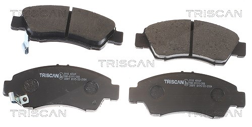 Triscan Bremsbelagsatz, Scheibenbremse [Hersteller-Nr. 811040169] für Honda