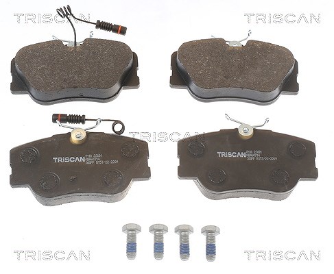 Triscan Bremsbelagsatz, Scheibenbremse [Hersteller-Nr. 811023001] für Mercedes-Benz