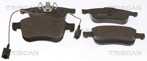 Triscan Bremsbeläge mit VWK vorne (Satz) [Hersteller-Nr. 811015063] für Opel, Vauxhall, Lancia, Fiat, Chrysler