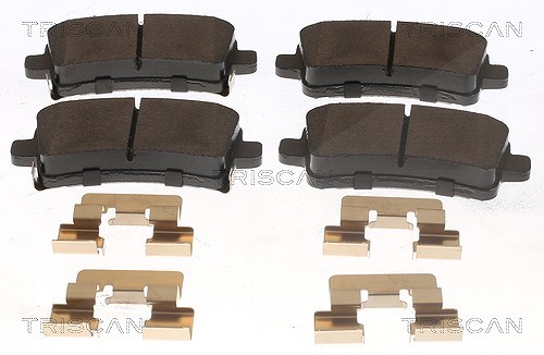 Triscan Bremsbelagsatz, Scheibenbremse [Hersteller-Nr. 811024037] für Opel, Chevrolet, Vauxhall, Saab