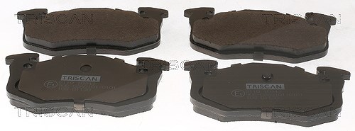 Triscan Bremsbelagsatz, Scheibenbremse [Hersteller-Nr. 811010943] für Peugeot, Citroën, Renault