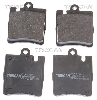 Triscan Bremsbelagsatz, Scheibenbremse [Hersteller-Nr. 811023019] für Mercedes-Benz