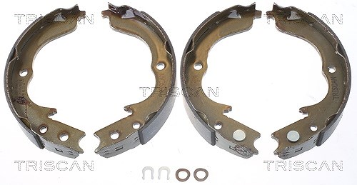 Triscan Bremsbackensatz, Feststellbremse [Hersteller-Nr. 810010029] für Mitsubishi, Peugeot, Subaru, Citroën