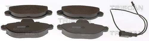 Triscan Bremsbelagsatz, Scheibenbremse [Hersteller-Nr. 811015176] für Lancia, Ford, Fiat