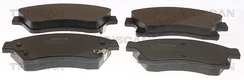 Triscan Bremsbeläge vorne (Satz) [Hersteller-Nr. 811024040] für Vauxhall, Opel, Chevrolet