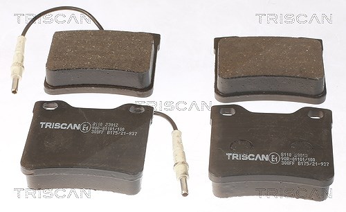 Triscan Bremsbelagsatz, Scheibenbremse [Hersteller-Nr. 811023012] für Mercedes-Benz
