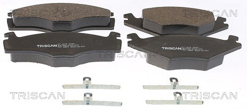 Triscan Bremsbelagsatz, Scheibenbremse [Hersteller-Nr. 811010116] für Audi, Fiat, Lancia, VW, Alfa Romeo