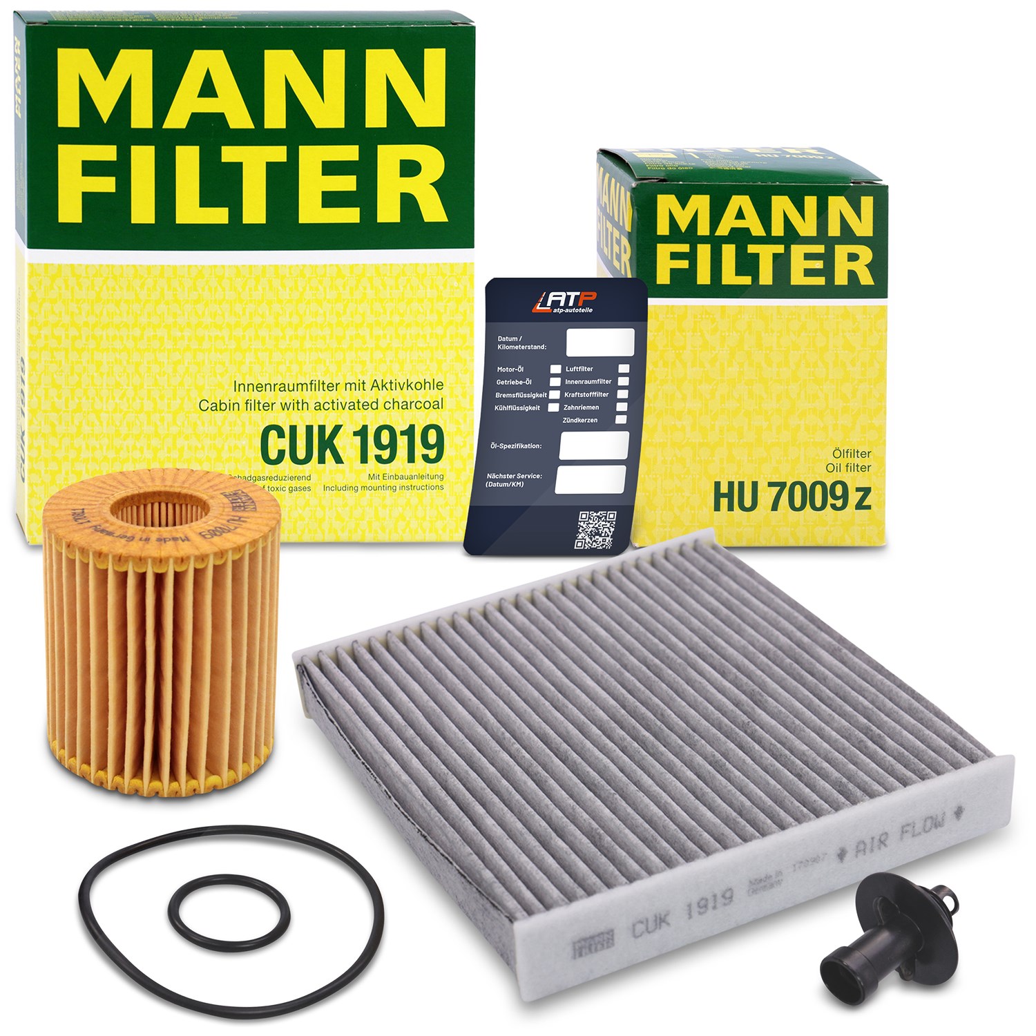Mann-filter Inspektionspaket Filtersatz SET A [Hersteller-Nr. 10493070] für Lexus, Toyota