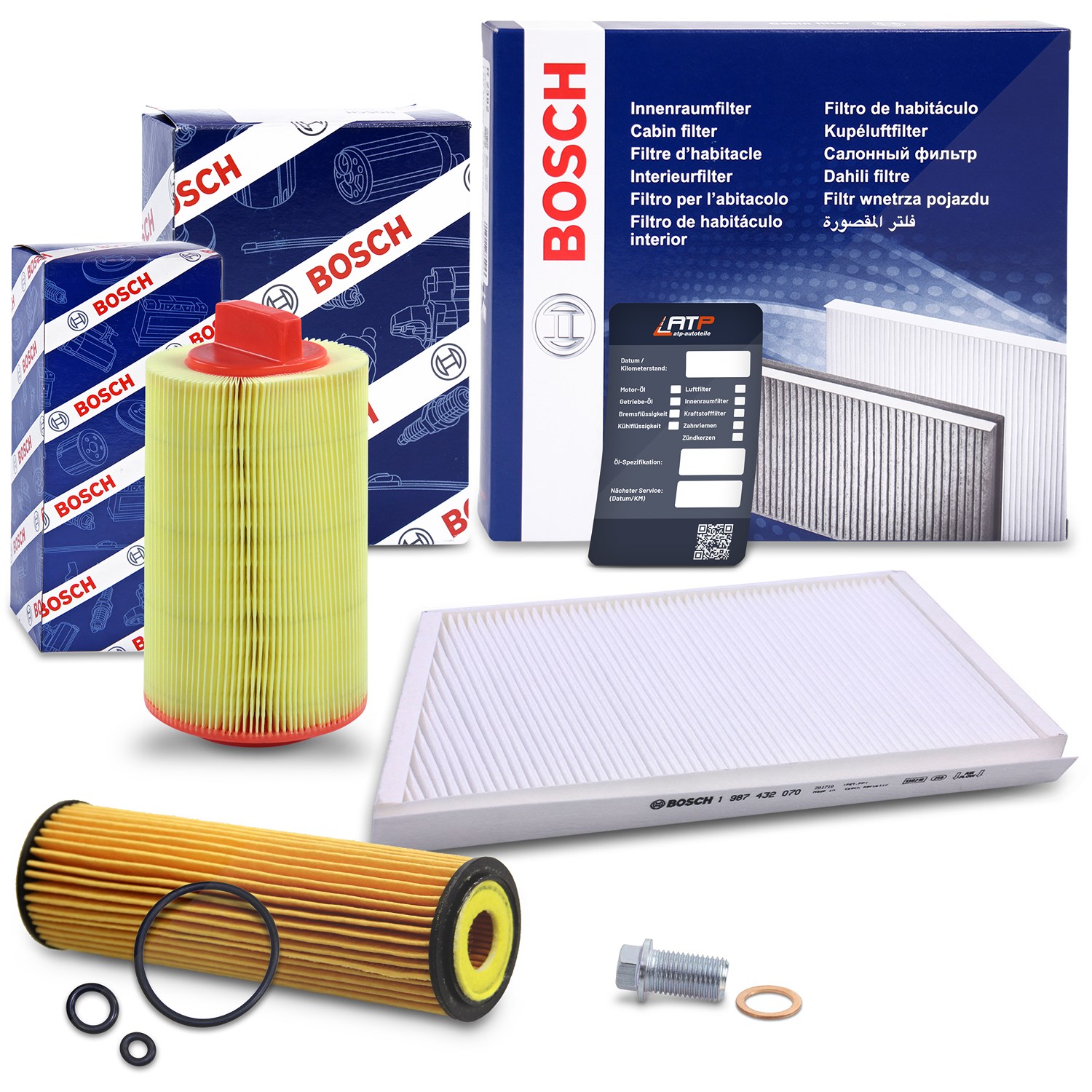 Bosch Inspektionspaket Filtersatz SET A [Hersteller-Nr. 10493468] für Mercedes-Benz