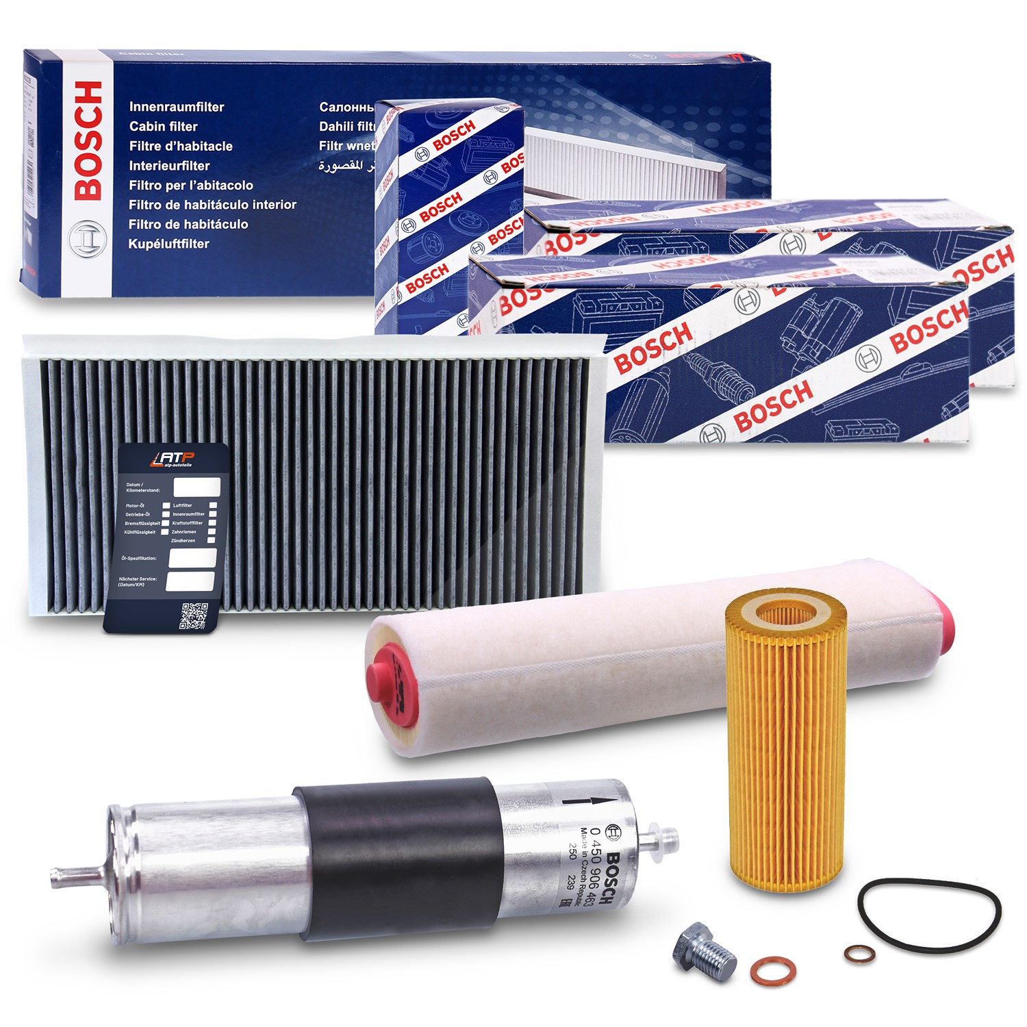 Bosch Inspektionspaket Filtersatz SET B [Hersteller-Nr. 10493509] für BMW