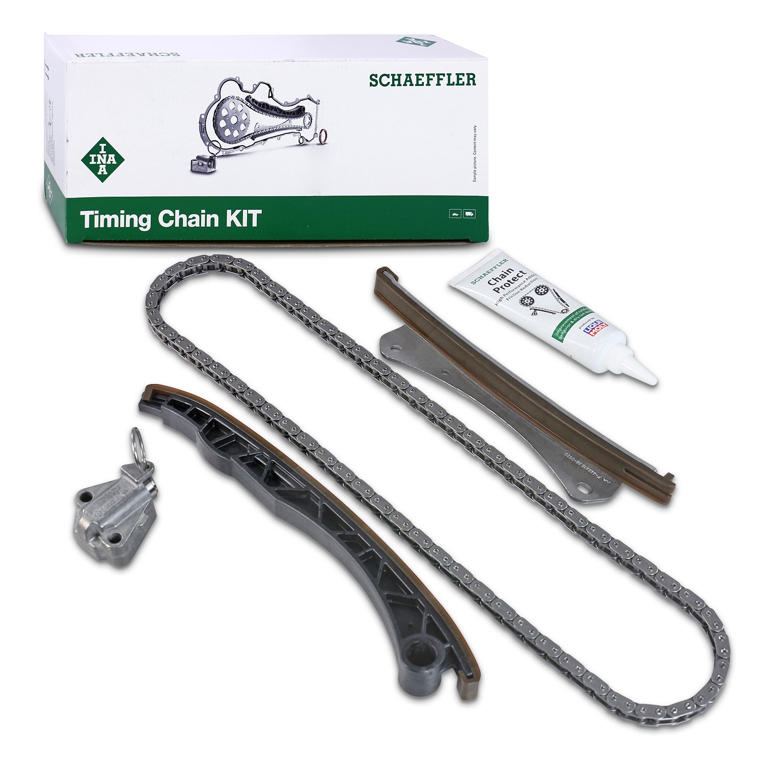 Schaeffler Ina Steuerkettensatz [Hersteller-Nr. 559001910] für Tata, Citroën, Fiat, Alfa Romeo, Lancia, Vauxhall, Opel, Suzuki, Ford
