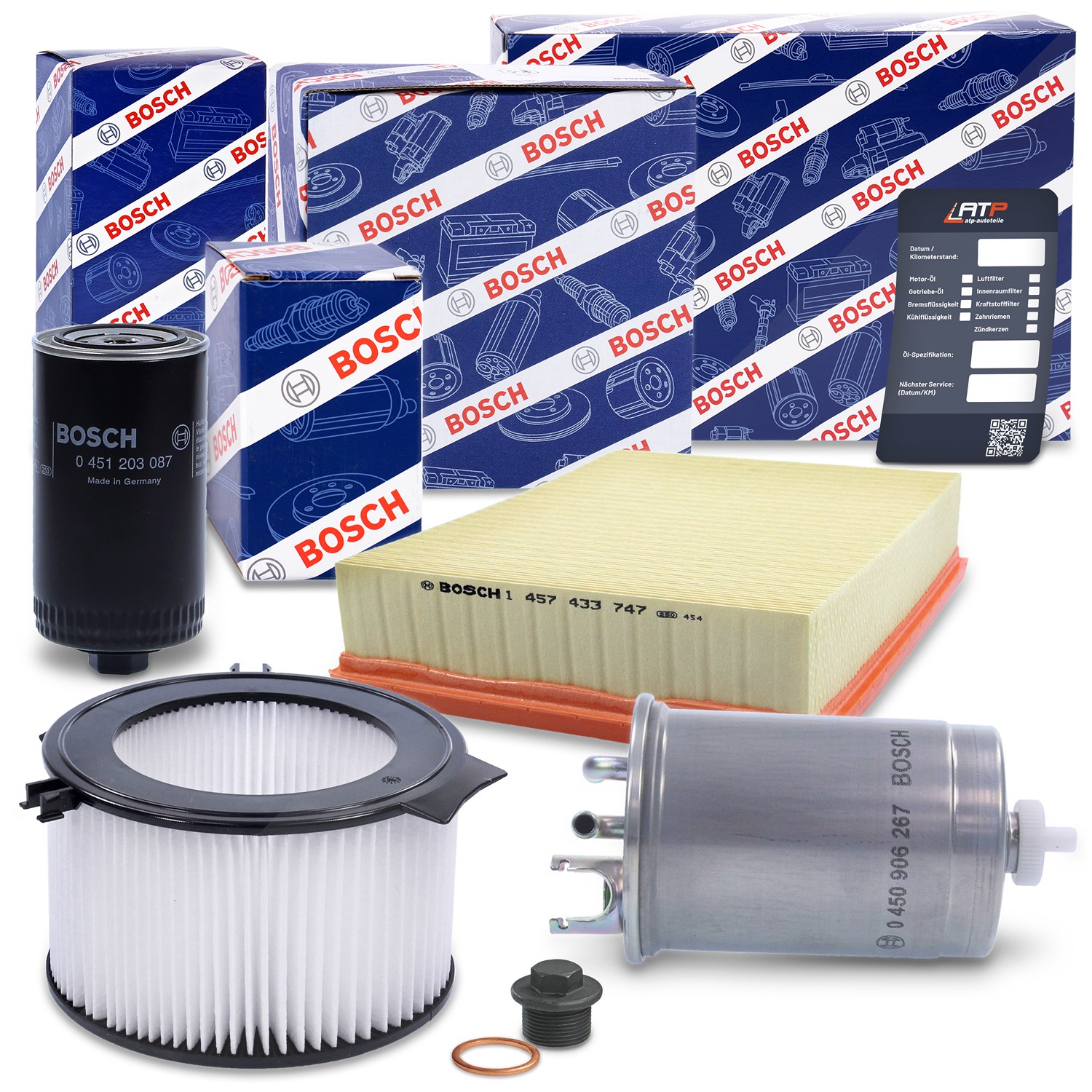 Bosch Inspektionspaket Filtersatz SET B [Hersteller-Nr. 10490953] für VW