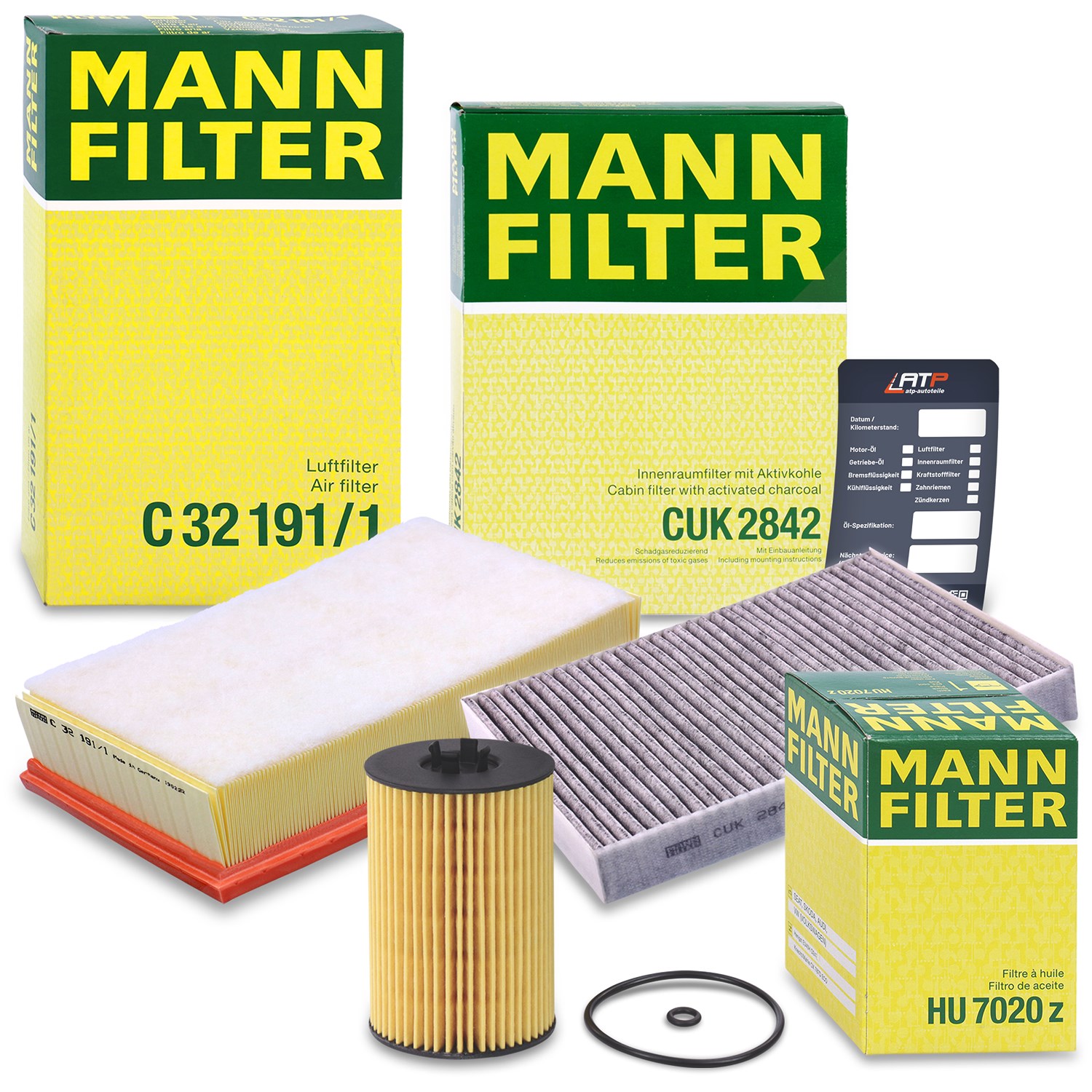 Mann-filter Inspektionspaket Filtersatz SET A [Hersteller-Nr. 10492745] für VW