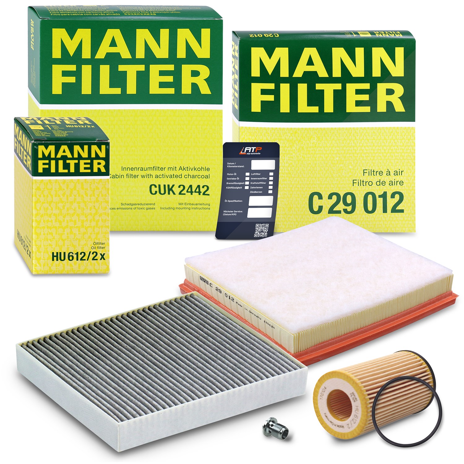 Mann-filter Inspektionspaket Filtersatz SET A [Hersteller-Nr. 10492721] für Opel, Saab