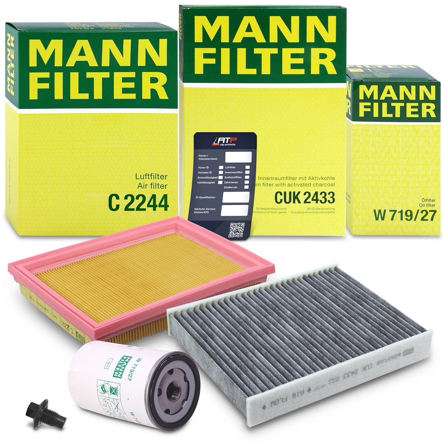 Mann-filter Inspektionspaket Filtersatz SET A [Hersteller-Nr. 10492571] für Ford