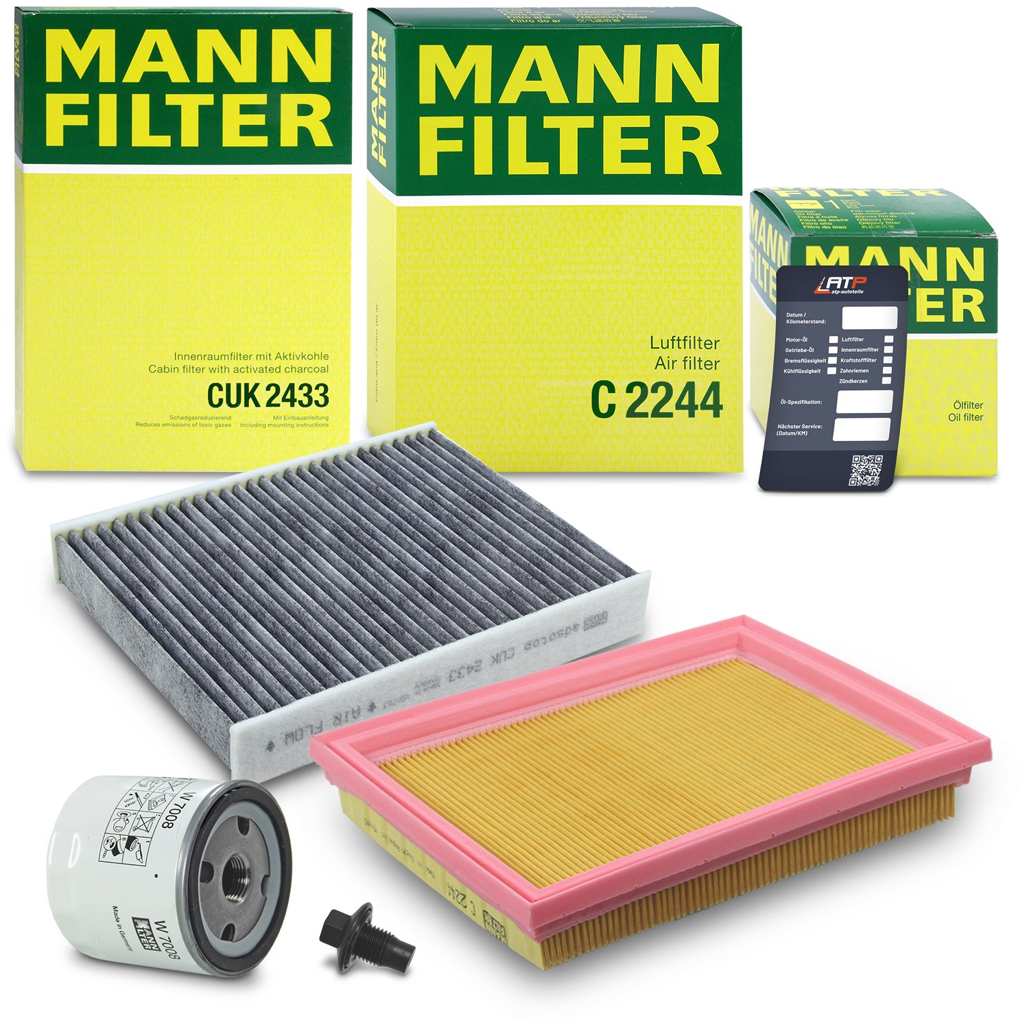 Mann-filter Inspektionspaket Filtersatz SET A [Hersteller-Nr. 10491204] für Ford