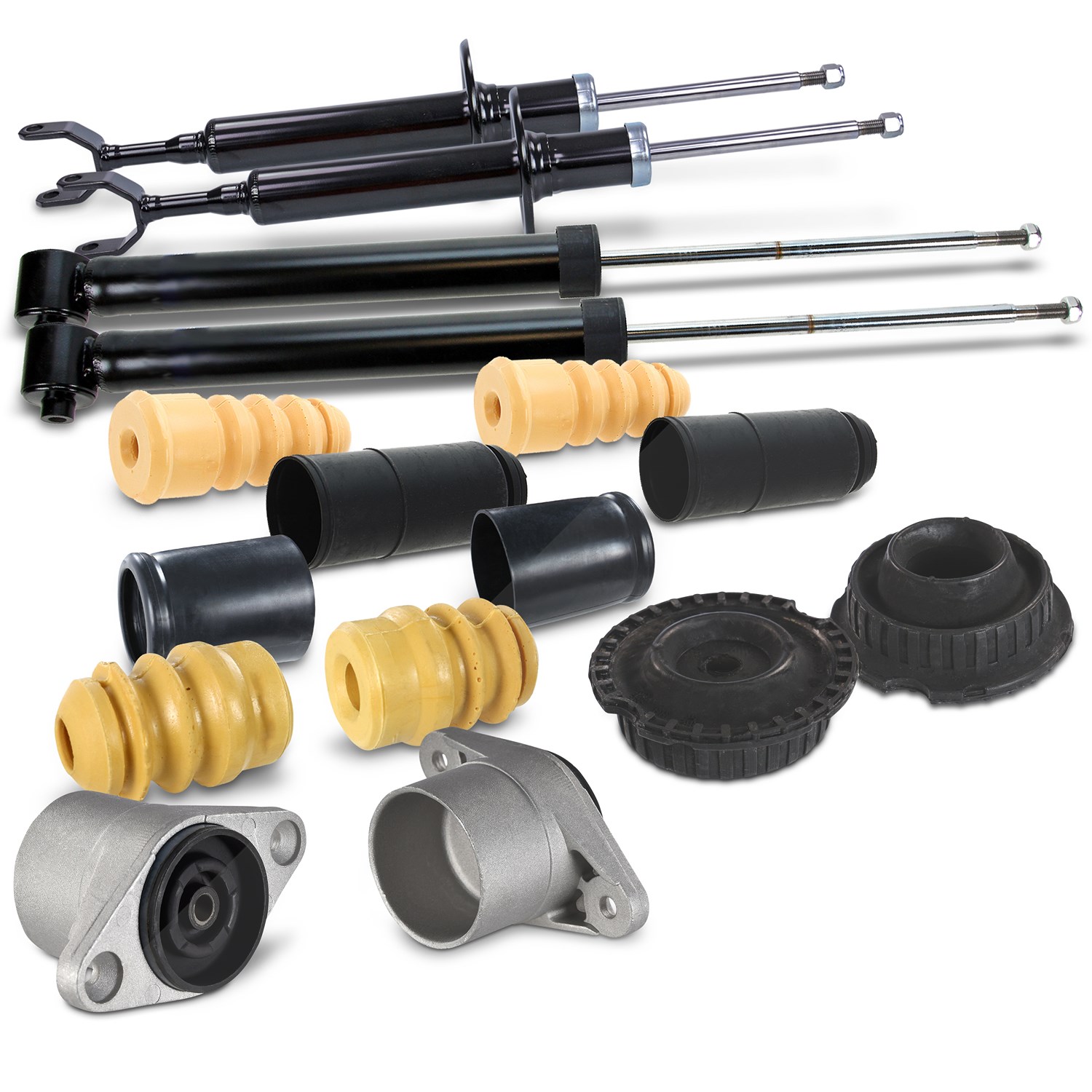 Bestprice 4 Gasdruck Stossdämpfer vorne + hinten [Hersteller-Nr. 10701654] für Audi, VW