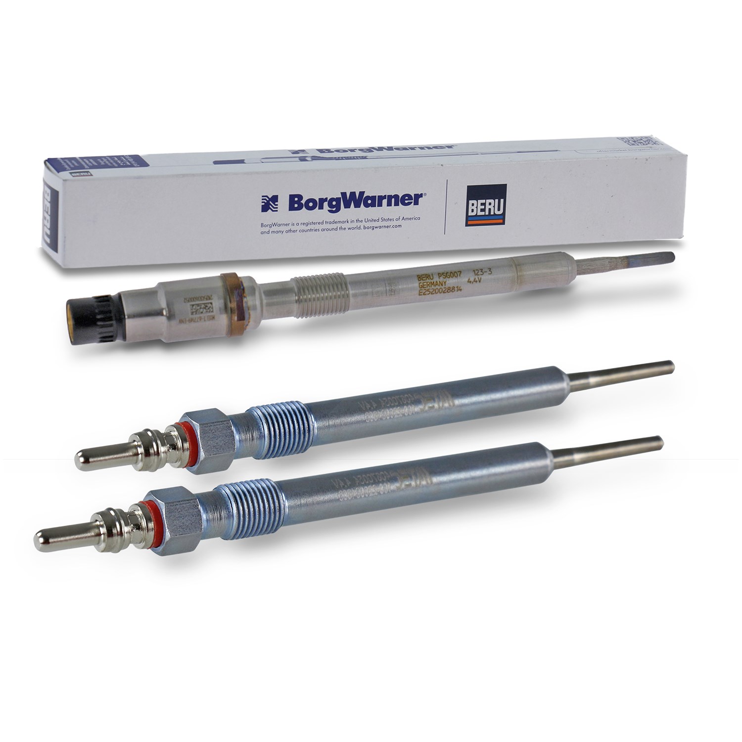 Atec 2x Glühkerze + 1x Glühkerze (inkl. Drucksensor) [Hersteller-Nr. 40670172] für Seat, VW, Audi, Skoda