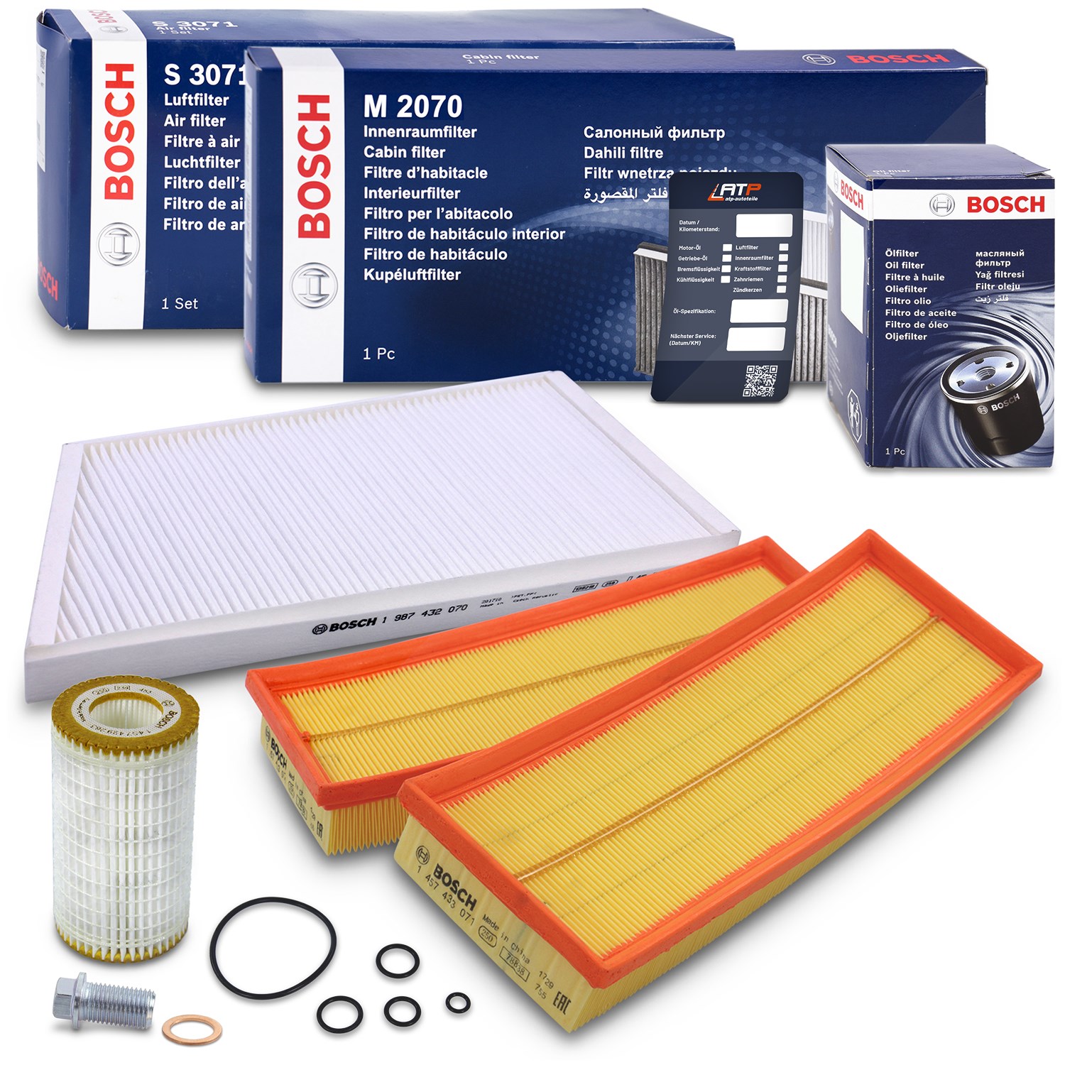 Bosch Inspektionspaket Filtersatz SET A [Hersteller-Nr. 10493471] für Mercedes-Benz