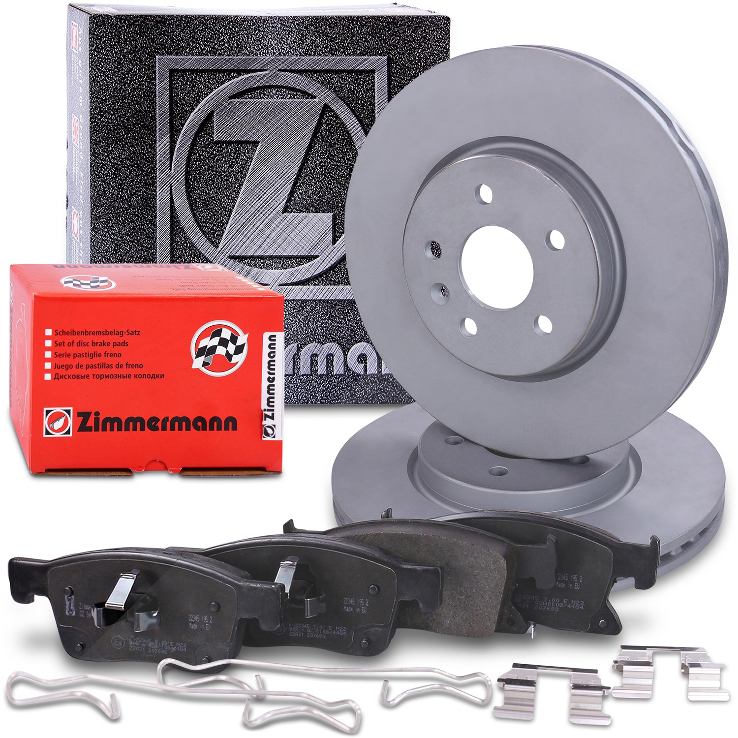 Zimmermann Bremsensatz vorne [Hersteller-Nr. 640.4244.00] für Vauxhall, Opel