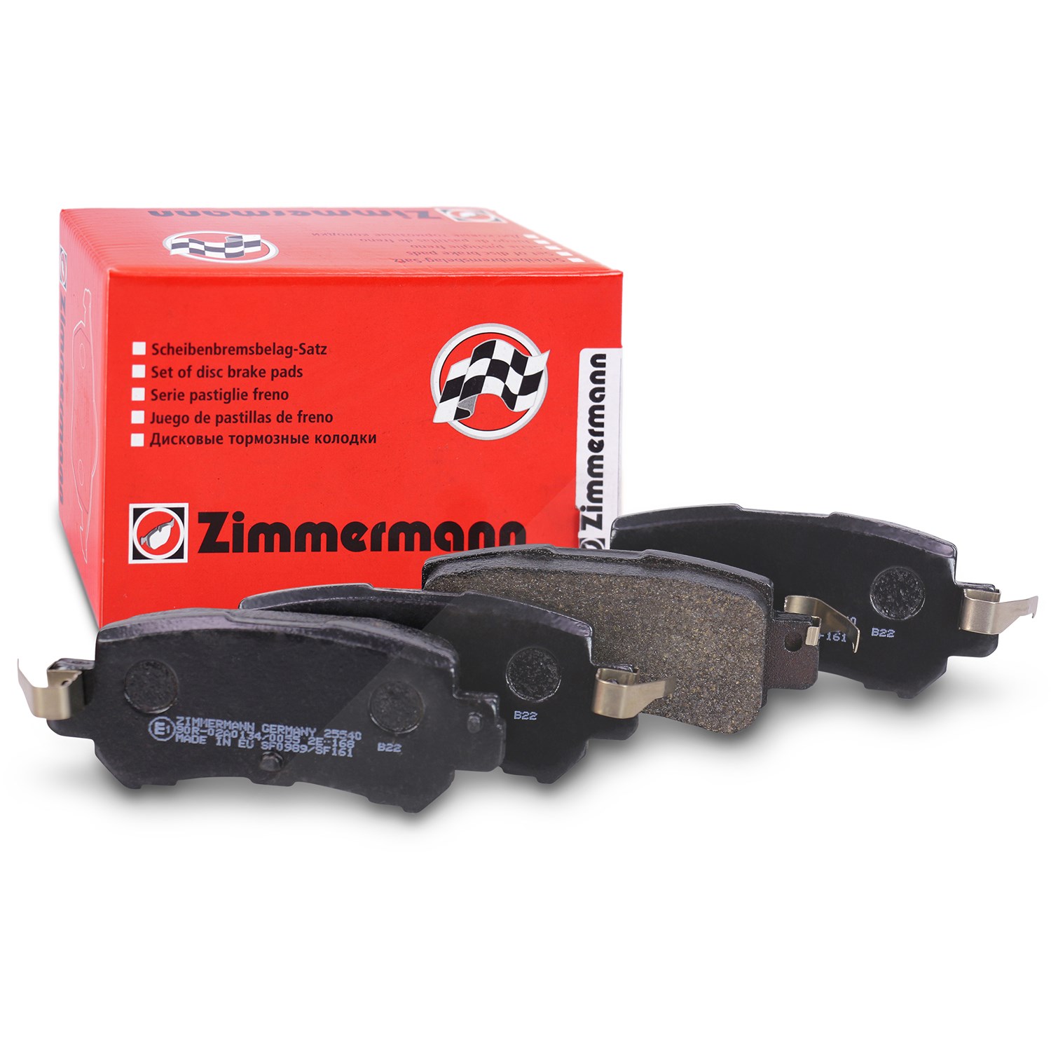 Zimmermann Bremsbelagsatz hinten [Hersteller-Nr. 25540.145.1] für Mazda