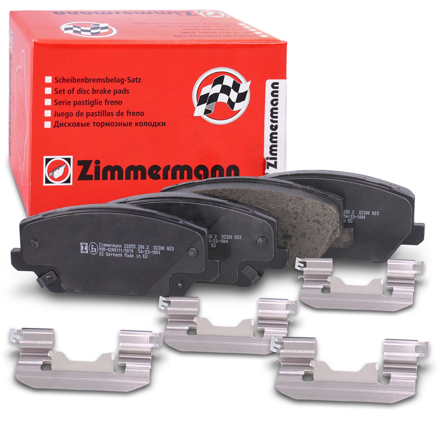 Zimmermann Bremsbelagsatz vorne [Hersteller-Nr. 22855.200.2] für Hyundai, Kia