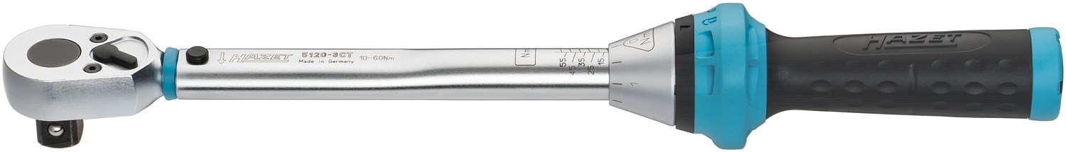 Hazet Drehmomentschlüssel 10 - 60 Nm [Hersteller-Nr. 5120-3CT]