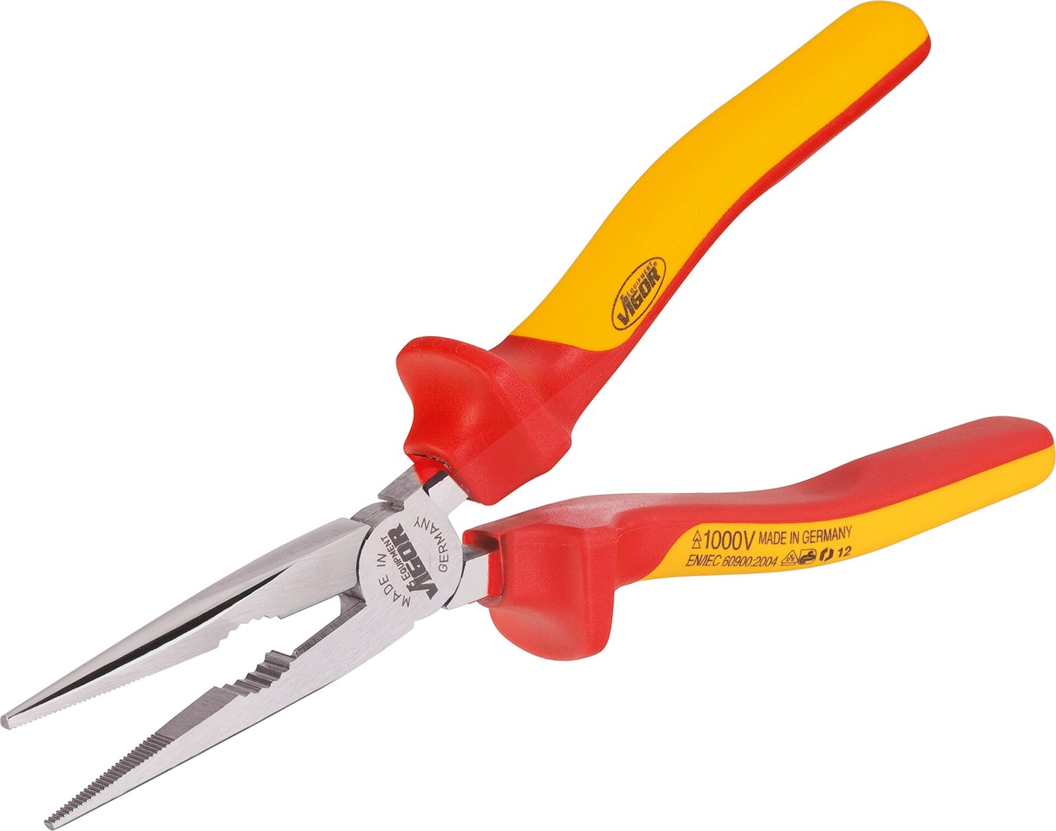 Vigor VDE Flachrund-Zange - 200 mm [Hersteller-Nr. V2630]