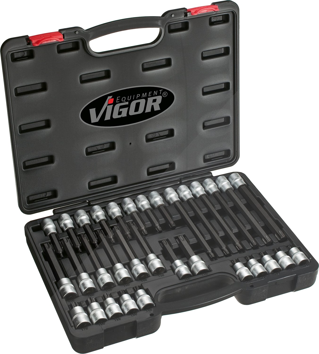 Vigor Schraubendreher-Einsatz Satz 32-tlg. Torx Profil T20 - T70 [Hersteller-Nr. V1917]
