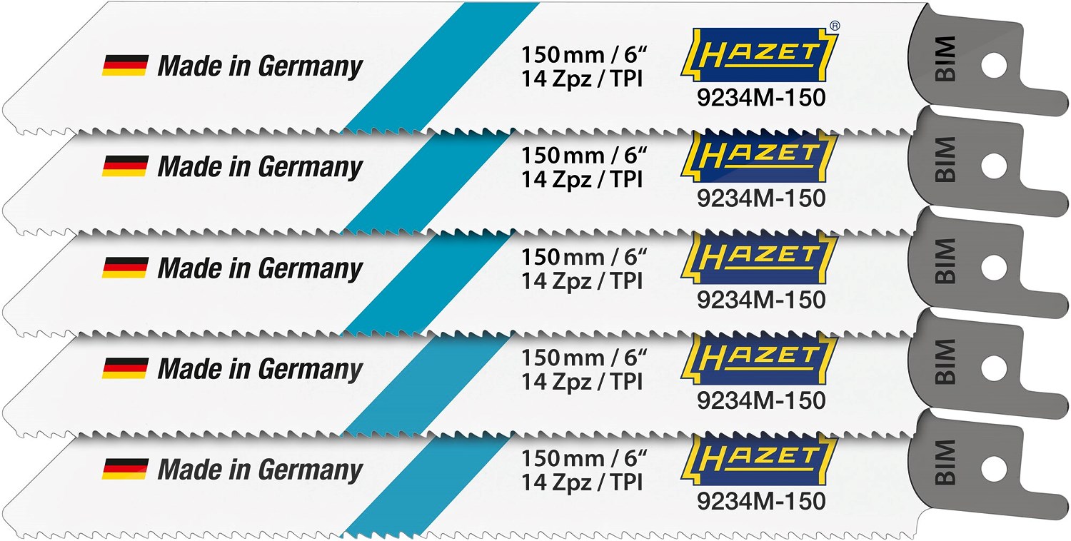 Hazet Sägeblätter Satz - 5-tlg. [Hersteller-Nr. 9234M-150/5]