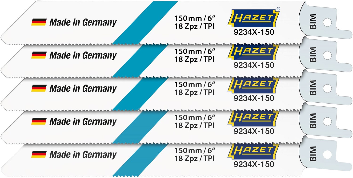 Hazet Sägeblätter Satz 5-tlg. [Hersteller-Nr. 9234X-150/5]