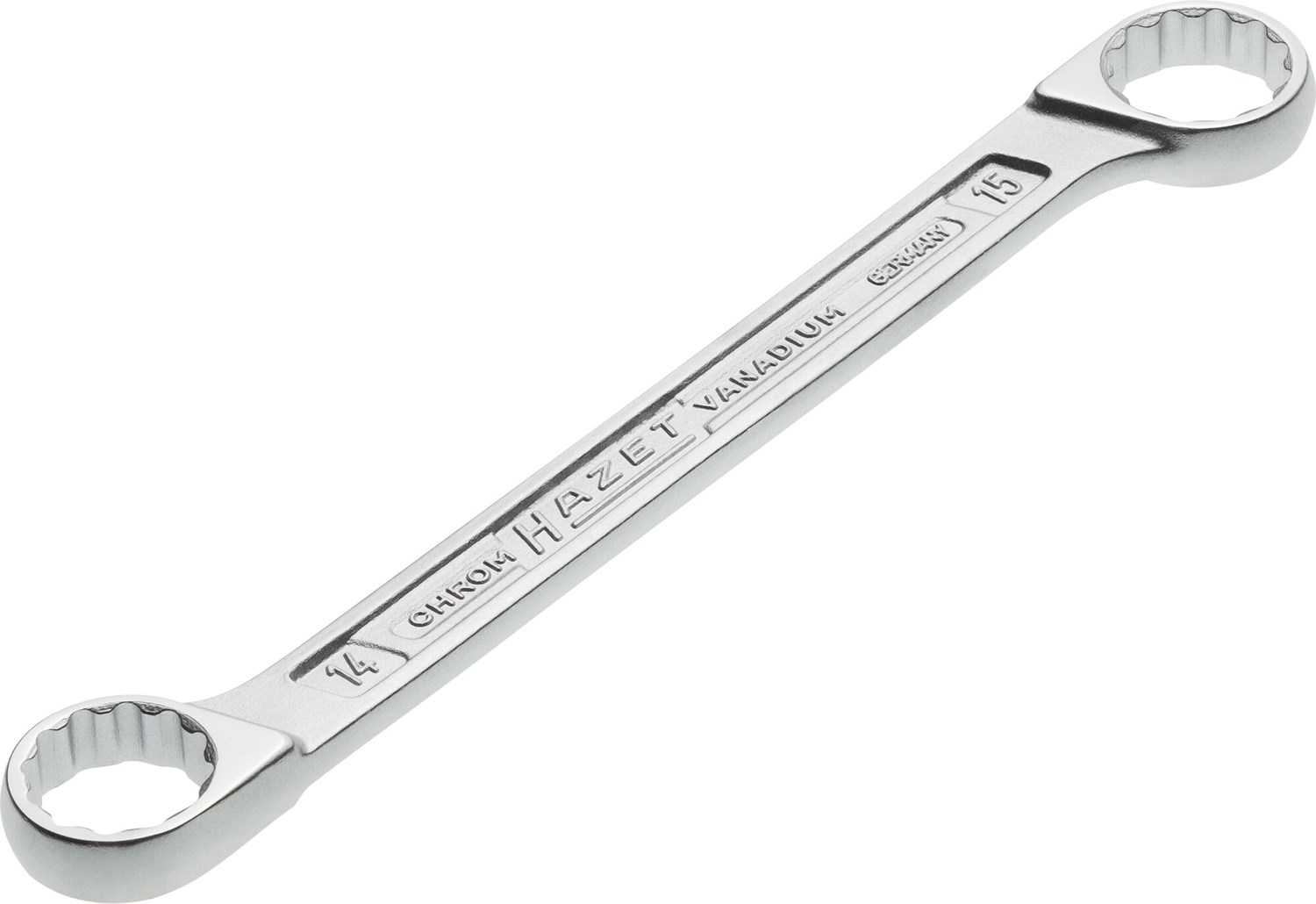 Hazet Doppel-Ringschlüssel SW 14/15 [Hersteller-Nr. 610N-14X15]