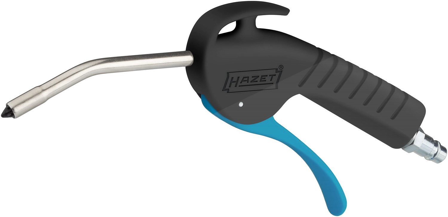 Hazet Ausblaspistole - 100 mm - geräuscharm - mit gebogenem Rohr [Hersteller-Nr. 9040P-3]