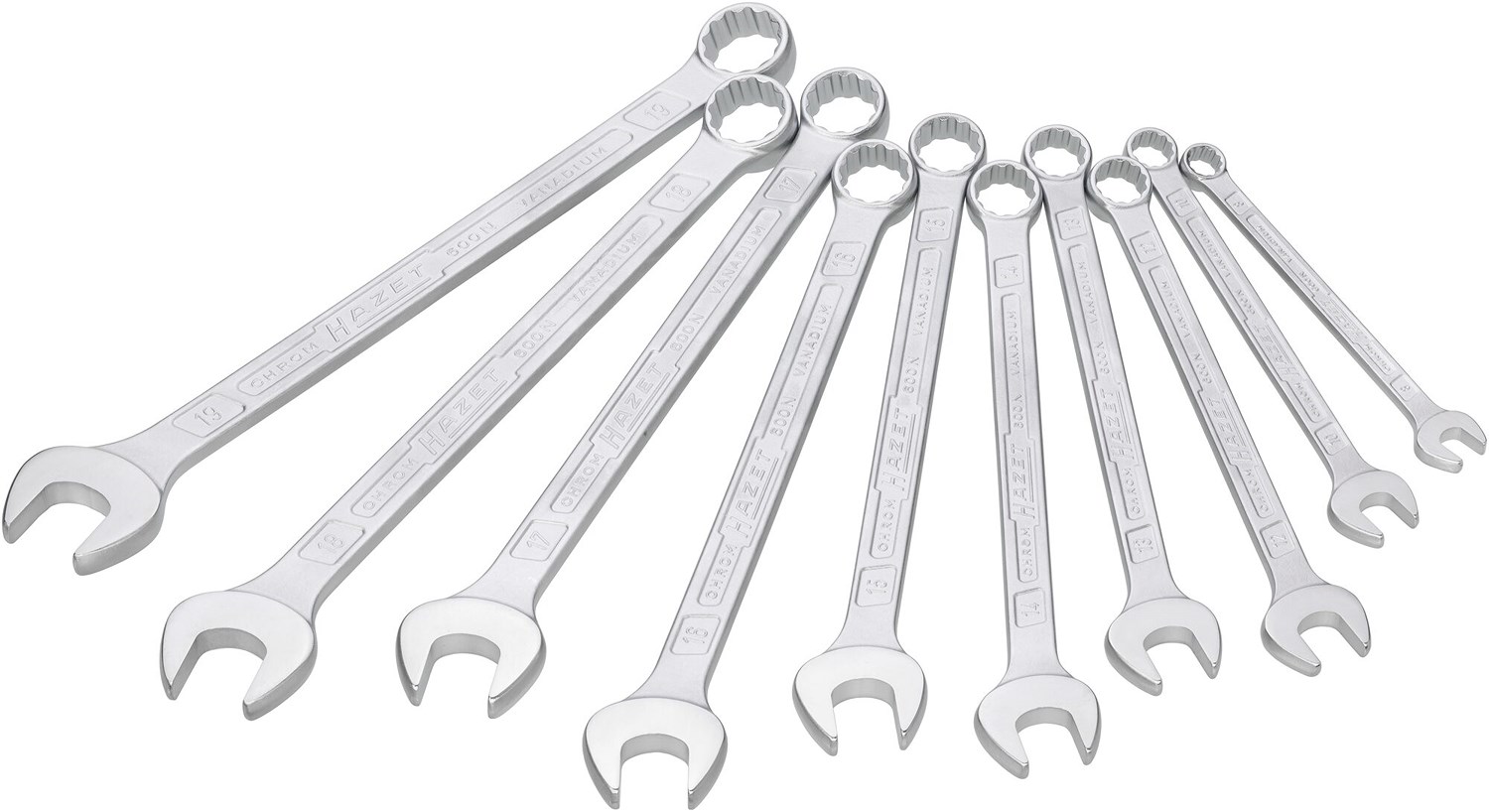 Hazet Ring-Maulschlüssel-Satz 600SPC/10 [Hersteller-Nr. 600SPC/10]
