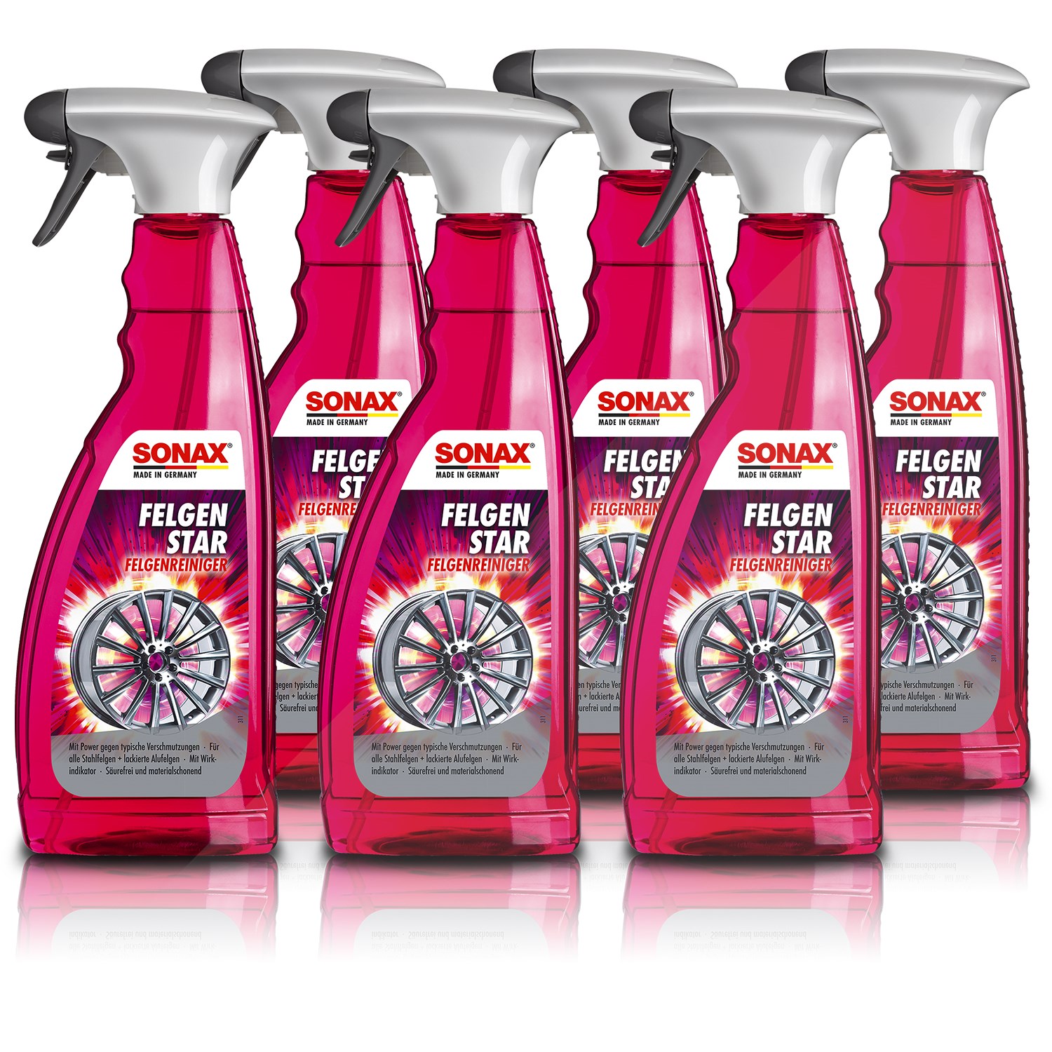 Sonax 6x 750ml FelgenStar [Hersteller-Nr. 02274000]