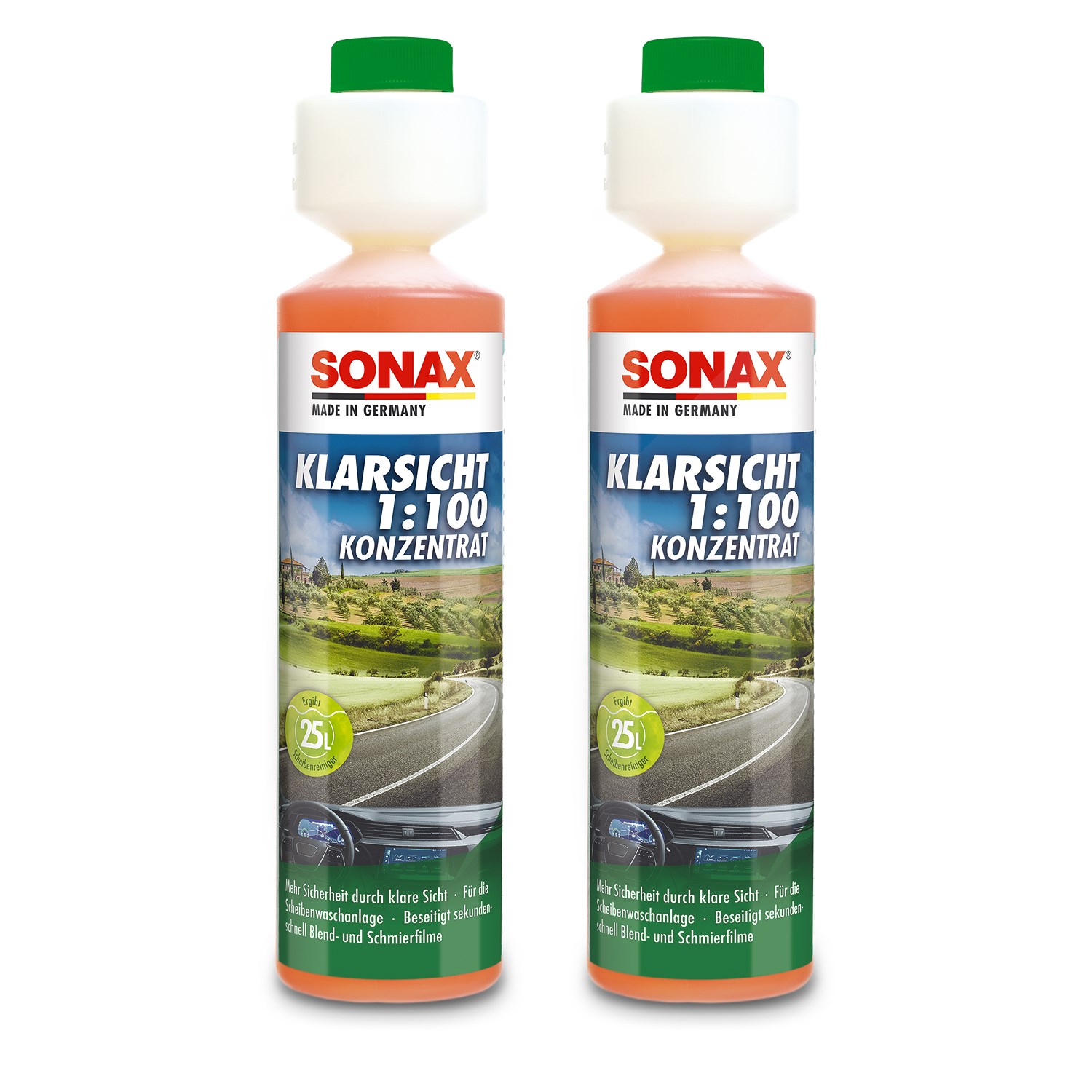 Sonax 2x 250ml KlarSicht 1:100 Konzentrat [Hersteller-Nr. 03711410]
