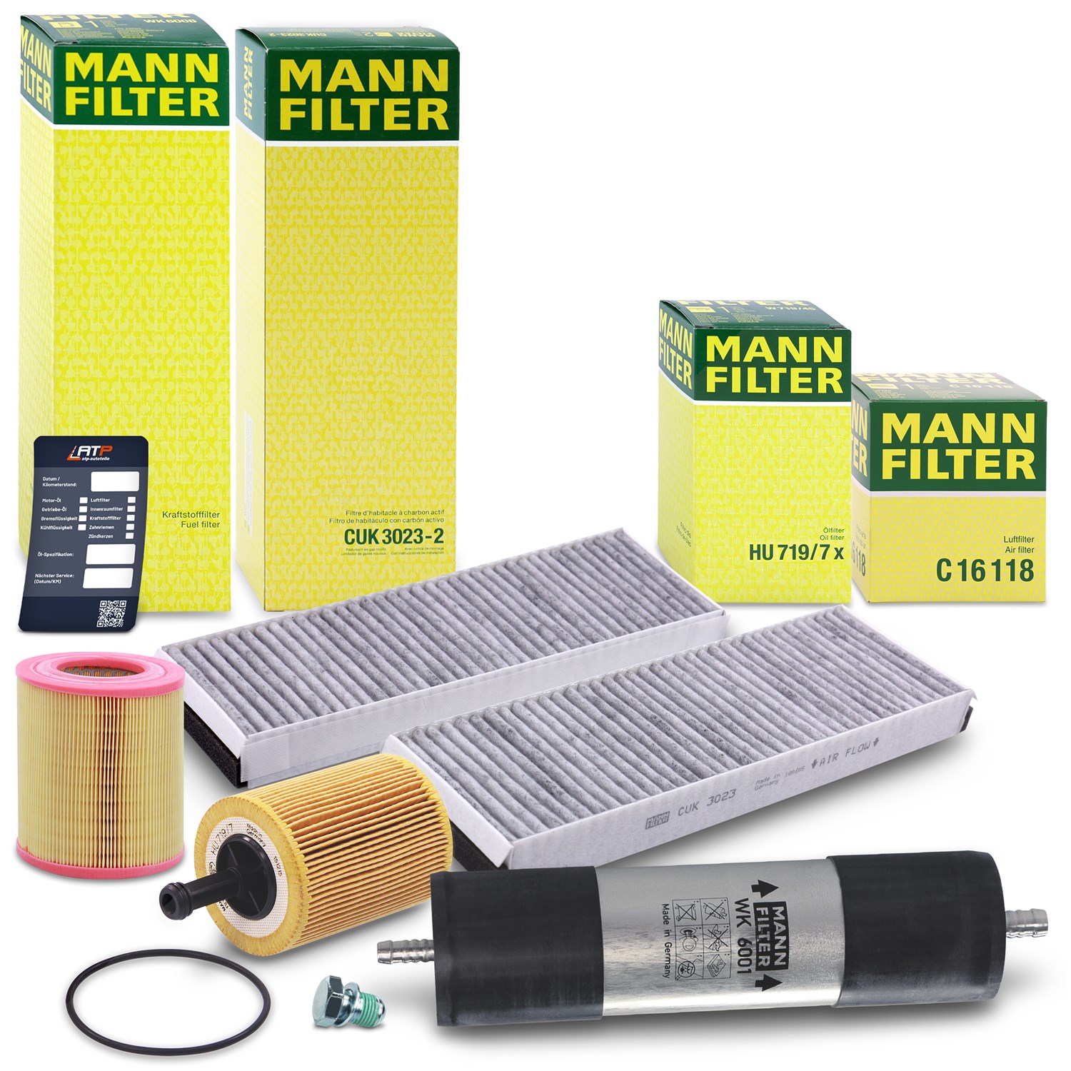 Mann-filter Inspektionspaket Filtersatz SET B [Hersteller-Nr. 10492762] für Audi