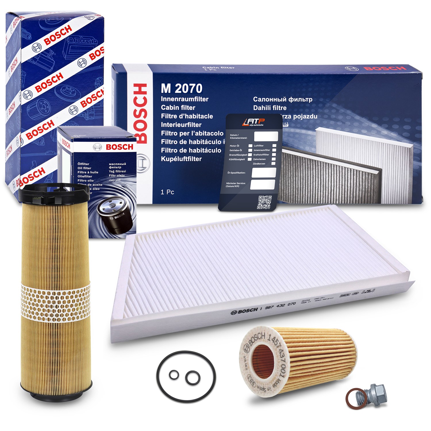 Bosch Inspektionspaket Filtersatz SET A [Hersteller-Nr. 10493469] für Mercedes-Benz