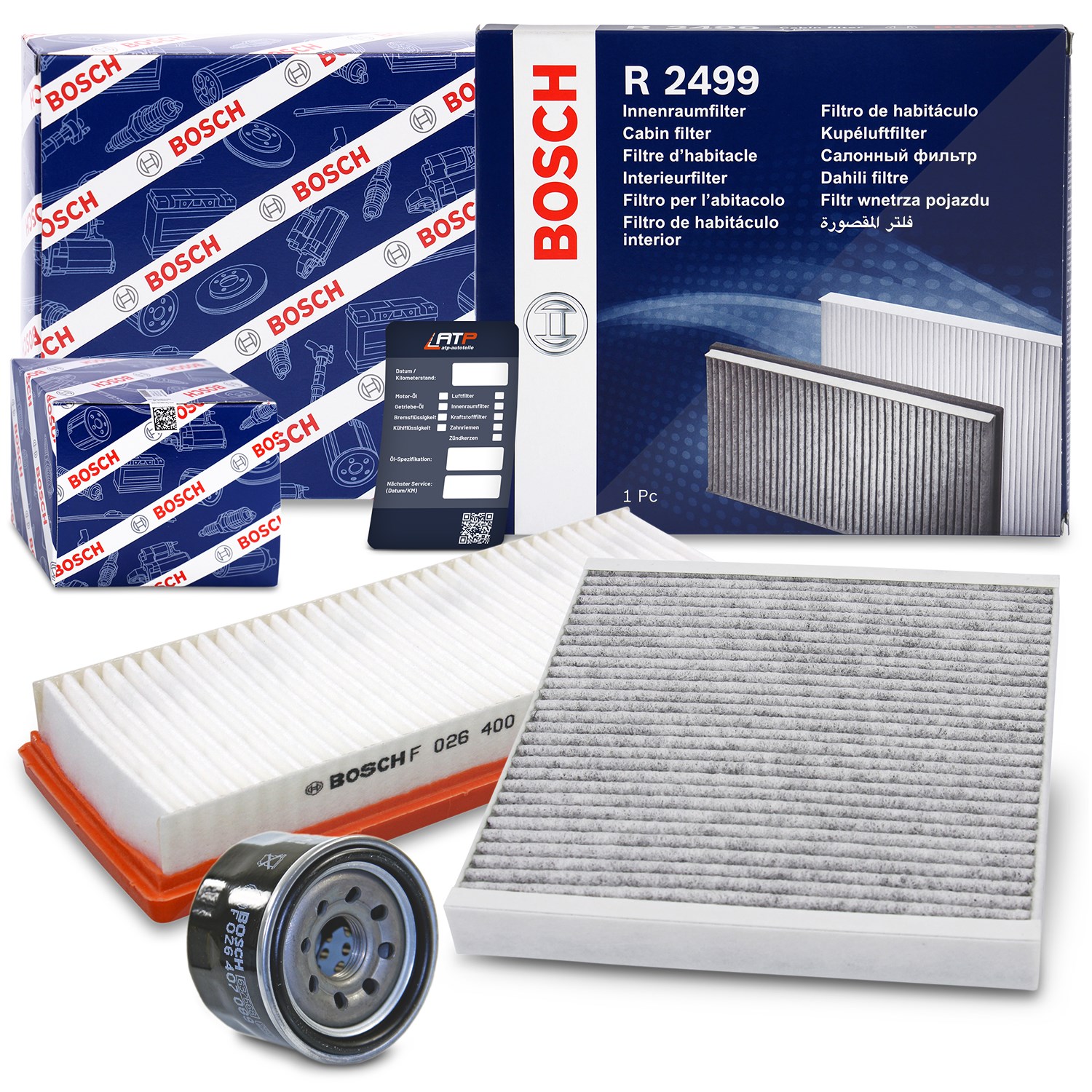 Bosch Inspektionspaket Filtersatz SET A [Hersteller-Nr. 10493481] für Smart