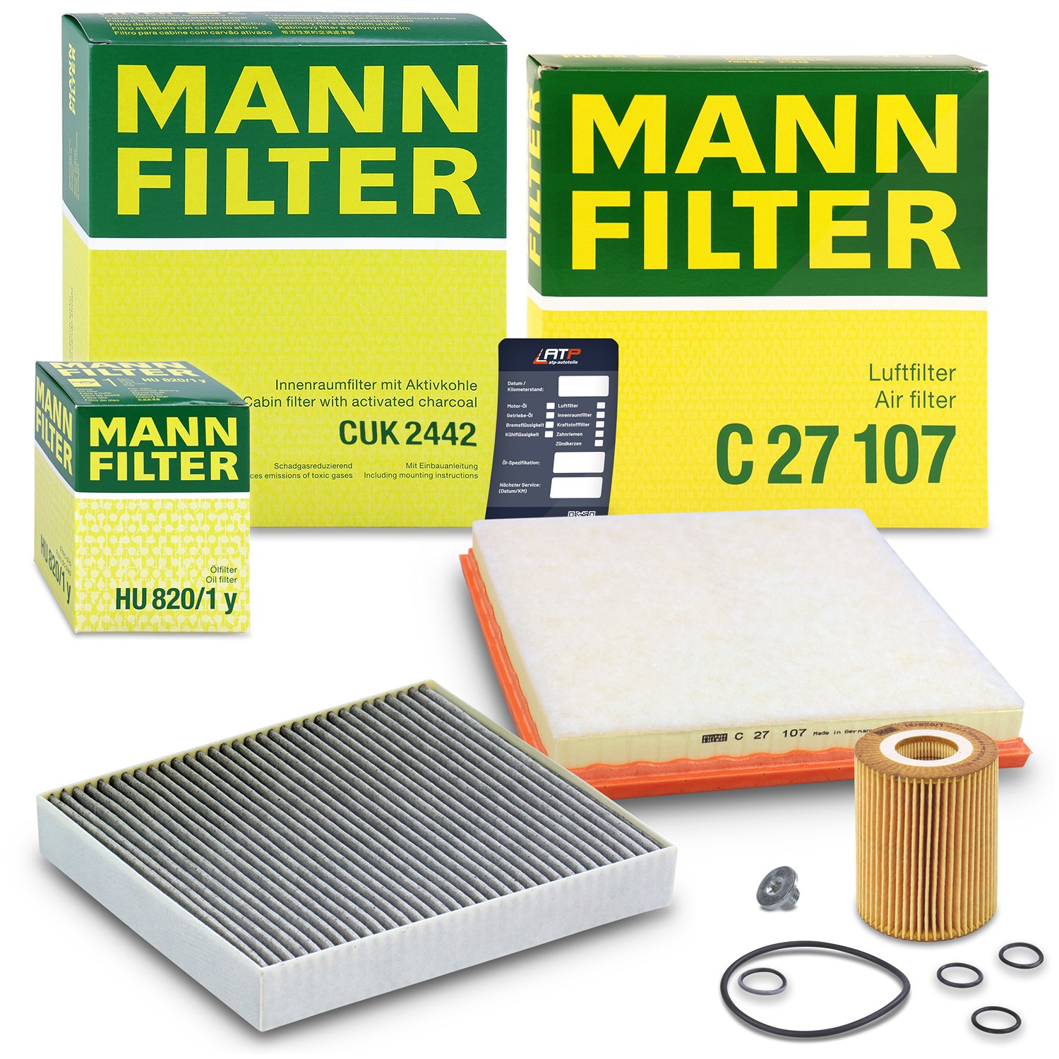 Mann-filter Inspektionspaket Filtersatz SET A [Hersteller-Nr. 10492719] für Opel
