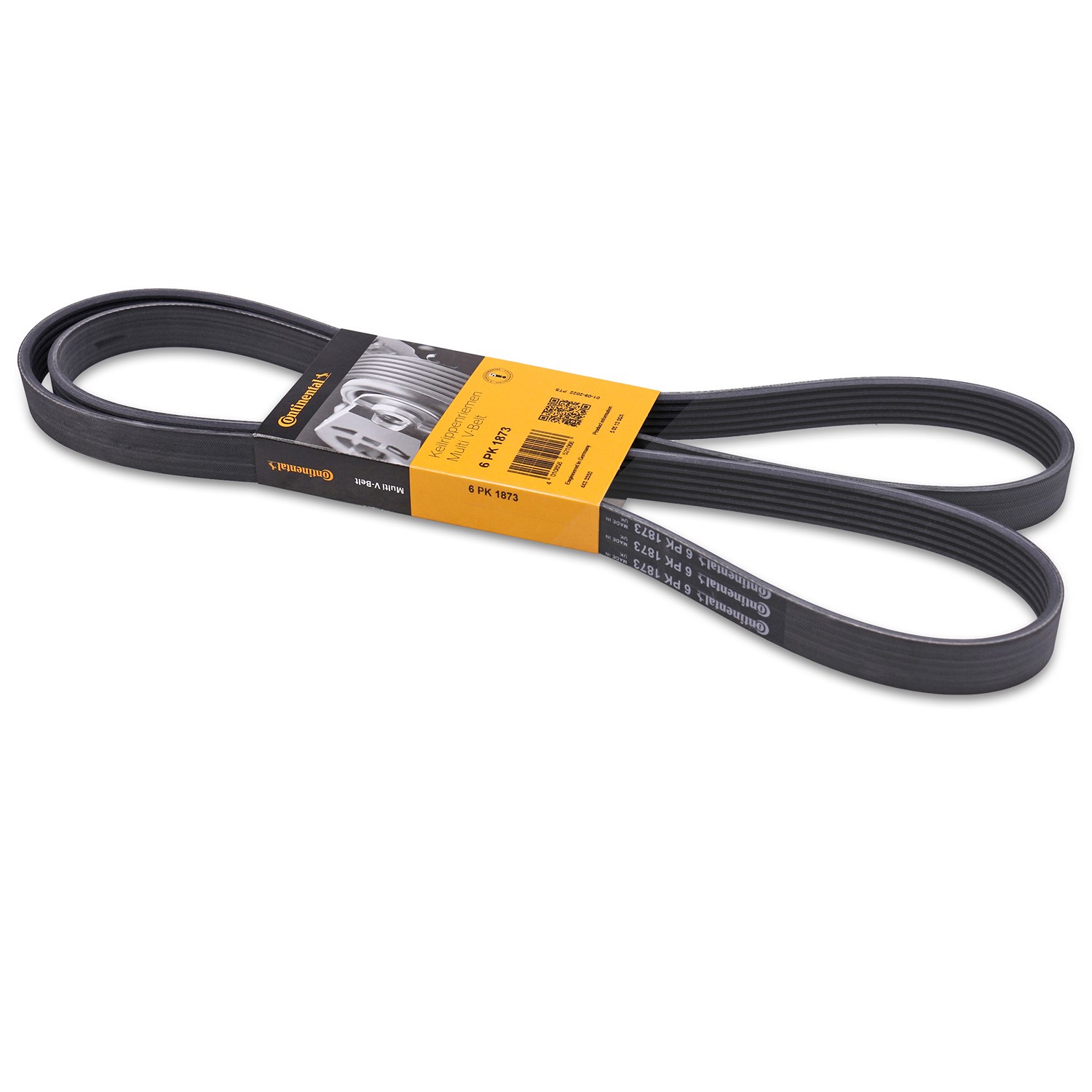 Continental Ctam Keilrippenriemen [Hersteller-Nr. 6PK1873] für Mitsubishi, VW, Vauxhall, Seat, Daewoo, Audi, Opel, Chevrolet, Skoda, Mercedes-Benz