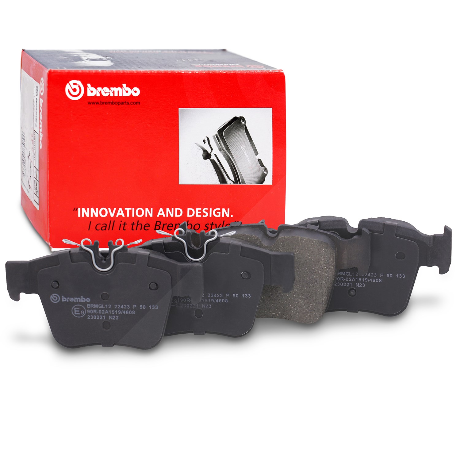Brembo Bremsbelagsatz hinten [Hersteller-Nr. P50133] für Mercedes-Benz