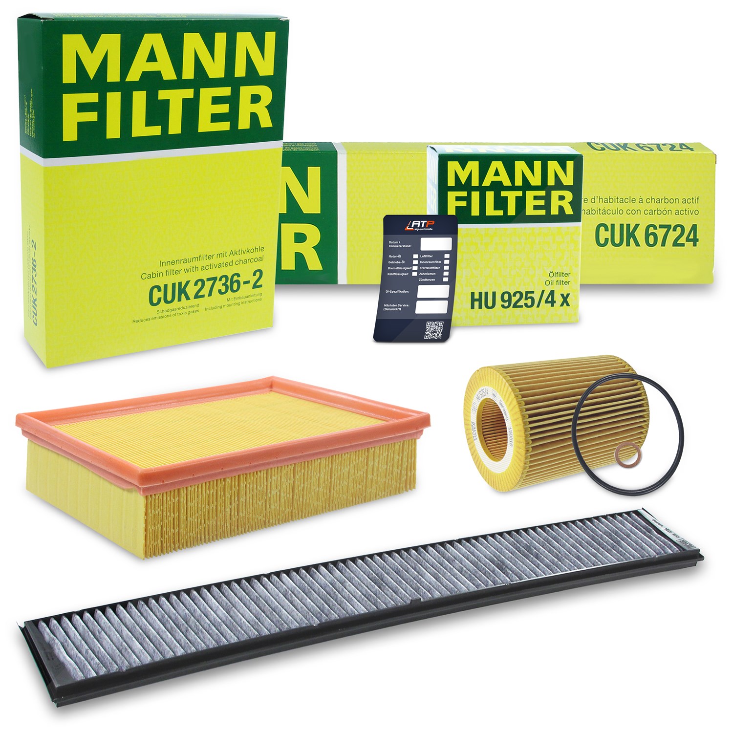 Mann-filter Inspektionspaket Filtersatz SET A [Hersteller-Nr. 10492617] für Alpina, BMW