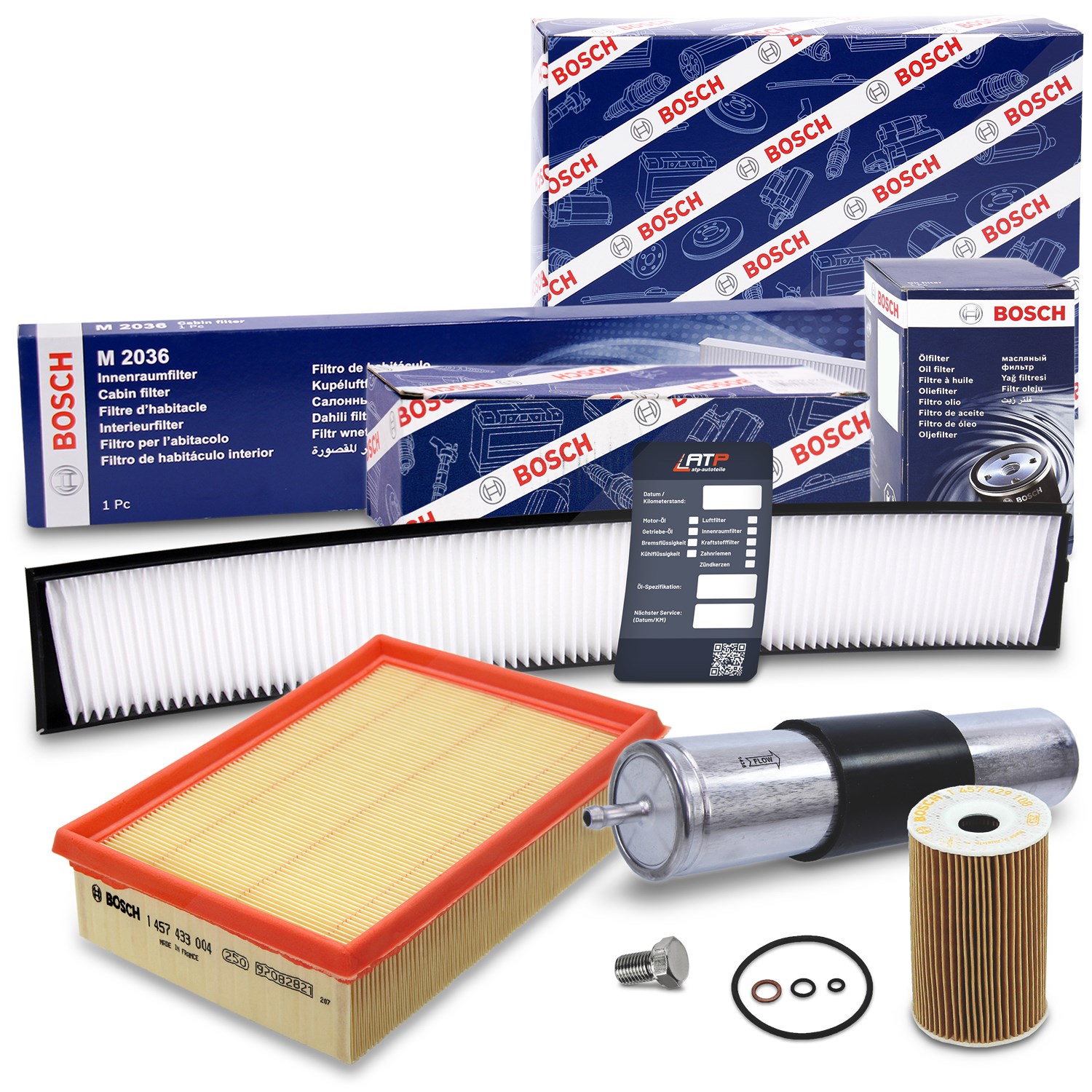 Bosch Inspektionspaket Filtersatz SET B [Hersteller-Nr. 10492164] für BMW