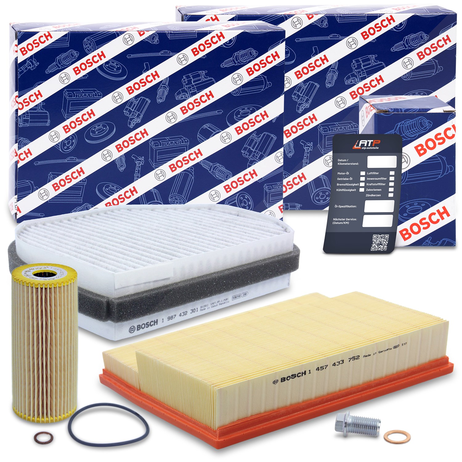 Bosch Inspektionspaket Filtersatz SET A [Hersteller-Nr. 10492445] für Mercedes-Benz