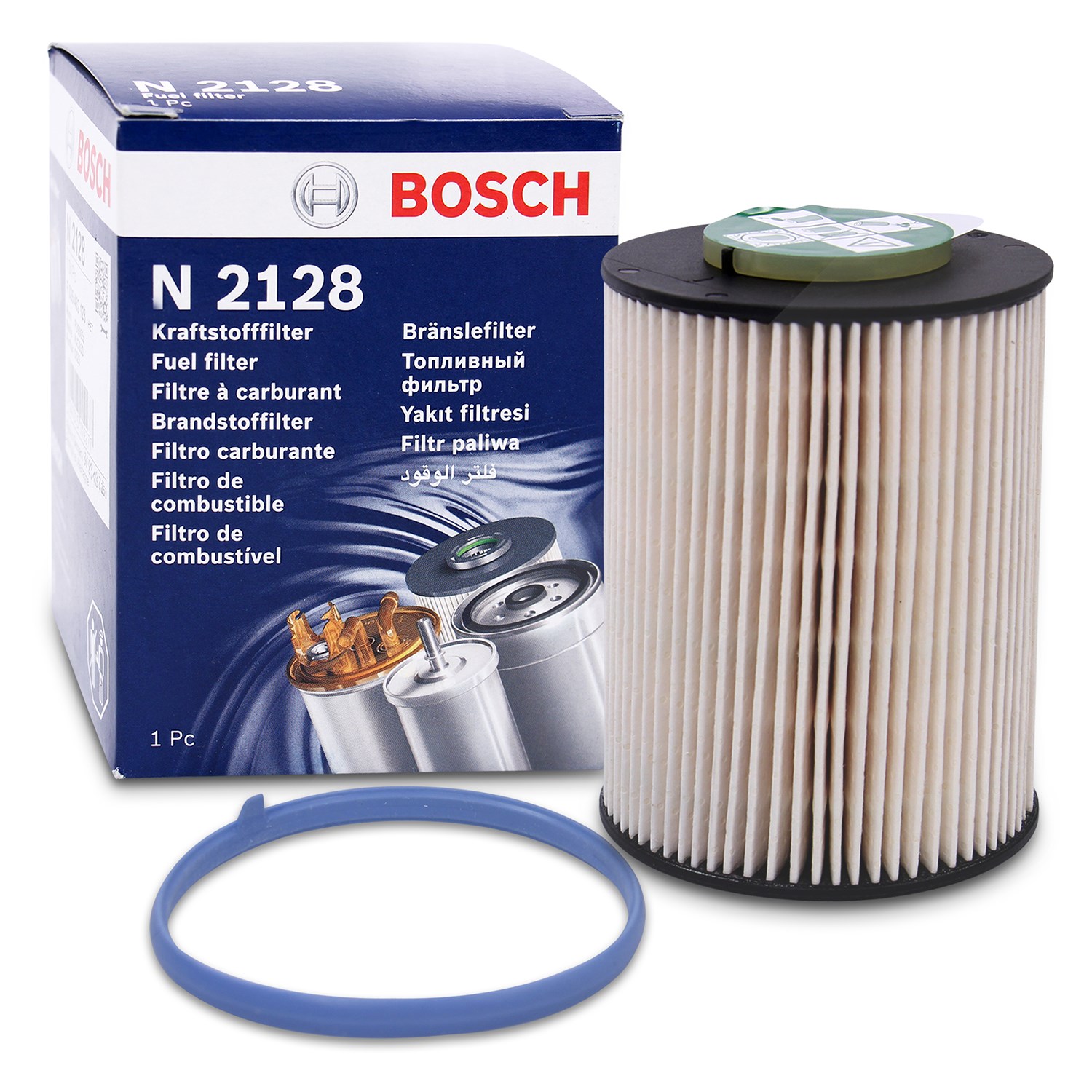 Bosch Kraftstofffilter [Hersteller-Nr. F026402128] für Volvo, Ford